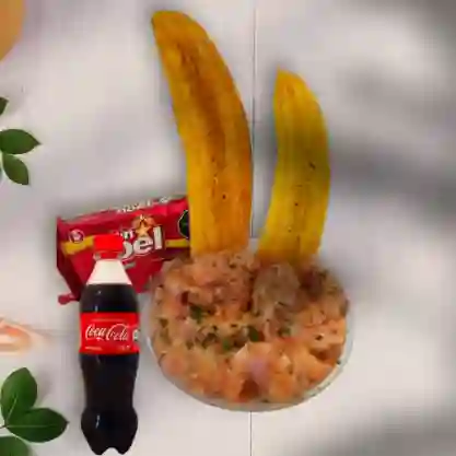 Combo Cóctel de Camarón + Coca-cola