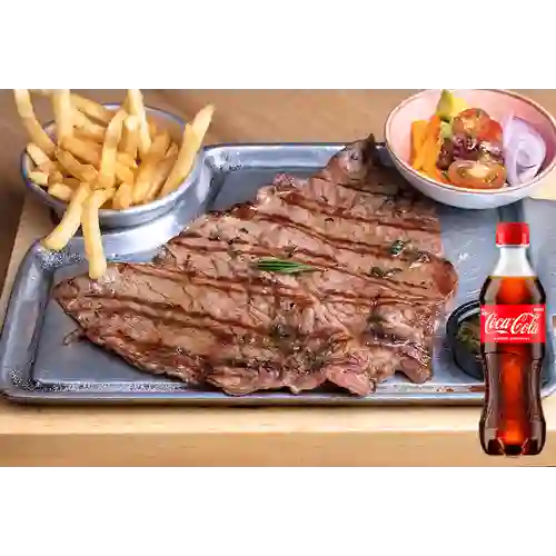 Combo Carne a la Parrilla + Coca Cola Original 400 ml