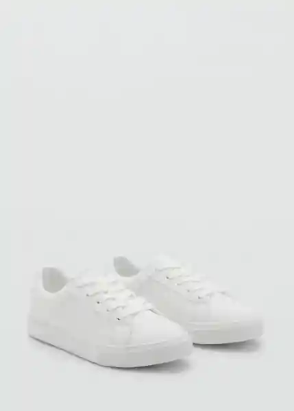 Tenis Deportiva Adam Blanco Talla 38 Niños Mango