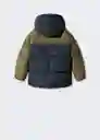 Abrigo Anorak Amerbloc Khaki Talla 14 Niños Mango