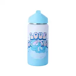 Vaso Acero Asa Care Bears Azul 550 mL Miniso