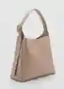 Bolso G Winnie Taupe Talla 99 Mujer Mango