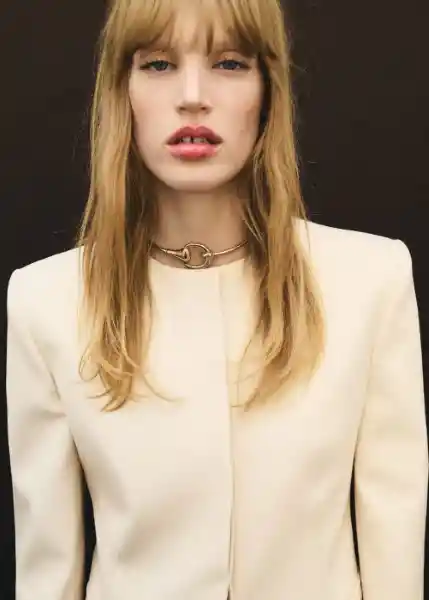 Collar Saya Oro Talla 99 Mujer Mango