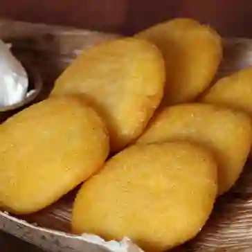 Arepa rellena de pollo