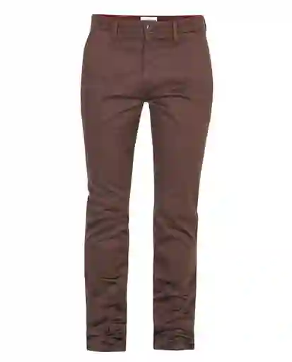 Pantalon Khakis Rocket Cafe Oscuro Talla 38 Hombre Chevignon