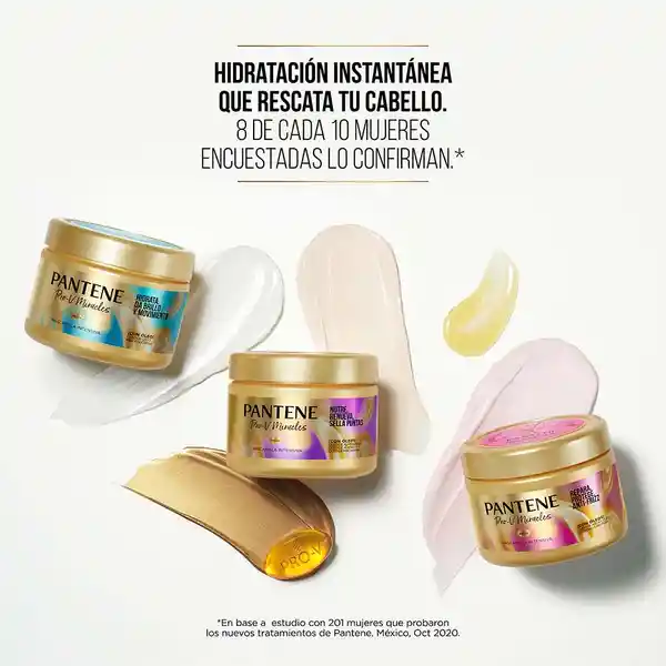 Mascarilla Intensiva Pantene Pro-V Miracles Repara Protege Anti-Frizz Tratamiento Capilar para cabello dañado y teñido 30 ml