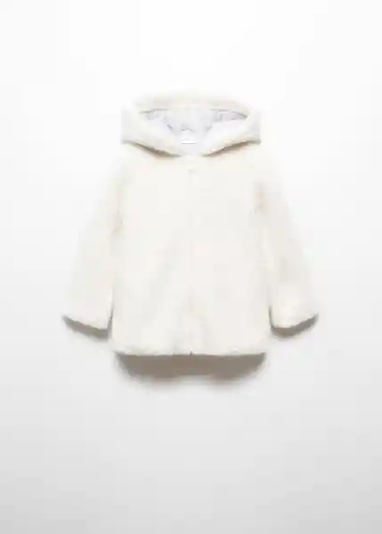 Abrigo Bear5 Off White Talla 71 Niña Mango