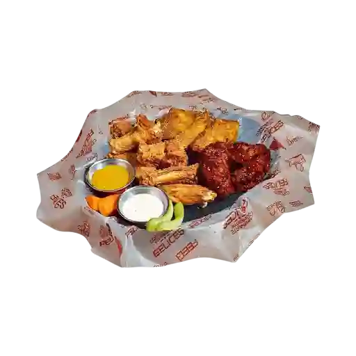 12 Alitas y 2 Salsas