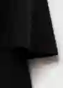 Vestido Palm Negro Talla M Mujer Mango