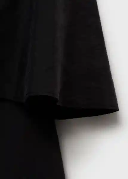 Vestido Palm Negro Talla M Mujer Mango