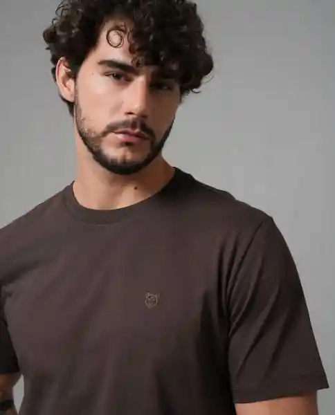 Camiseta Hombre Cafe L 100G001_CAF190814 Rifle