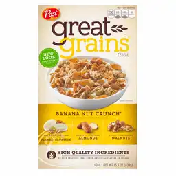 Post Cereal Great Grains Banana Nut Crunch