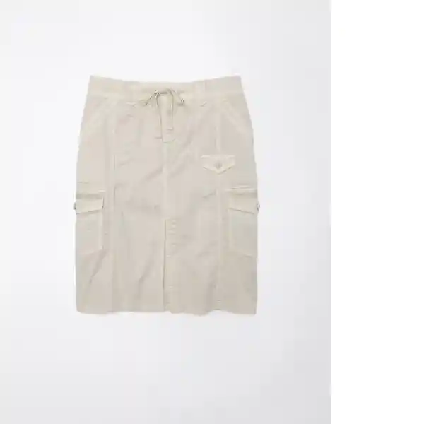 Falda Mujer Gris Talla: 8 American Eagle