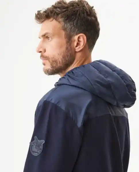 Chaqueta Quilted And Knit Azul Marino Ultraoscuro T.S Chevignon