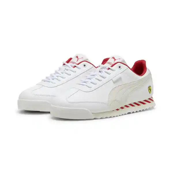 Puma Zapatos Ferrari Roma Via Para Hombre Blanco Talla 10.5