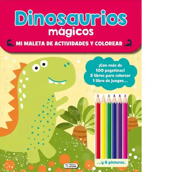 Dinosaurios Magicos mi Maleta de Actividades y Colorear