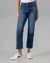 Jean Straight Mujer Azul Colonial Ultraoscuro T 4 47169 Rifle