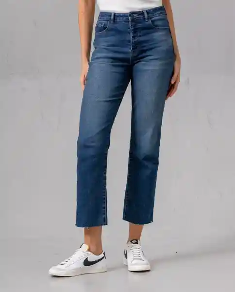 Jean Straight Mujer Azul Colonial Ultraoscuro T 4 47169 Rifle