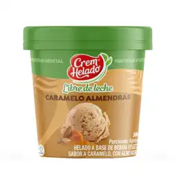 Crem Helado Libre de Leche Caramelo