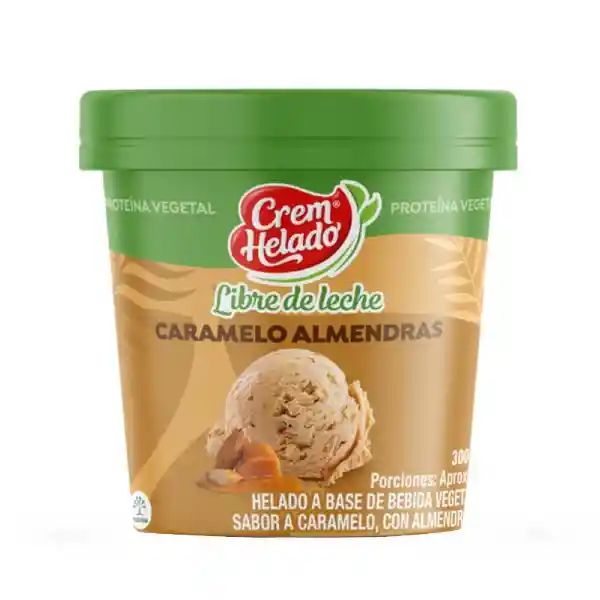 Crem Helado Libre de Leche Caramelo