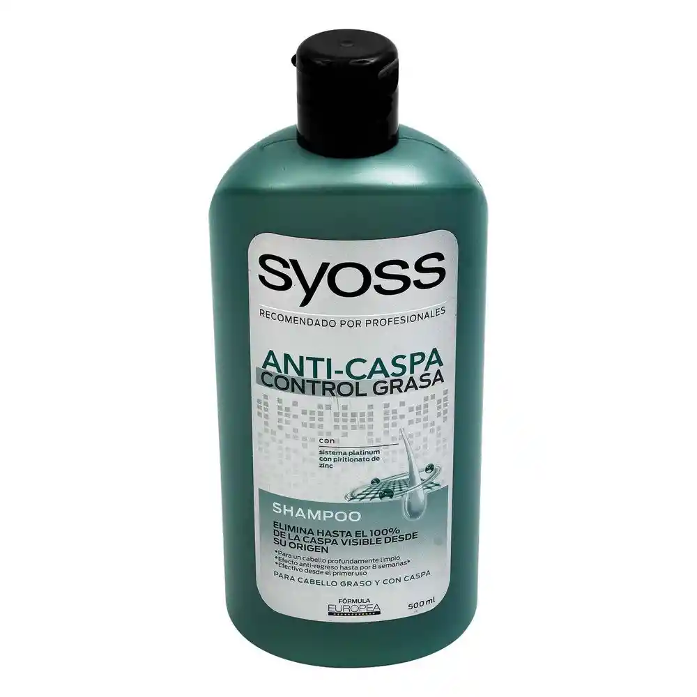 Syoss Shampoo Anti Caspa Control Grasa X2 Oferta Regular