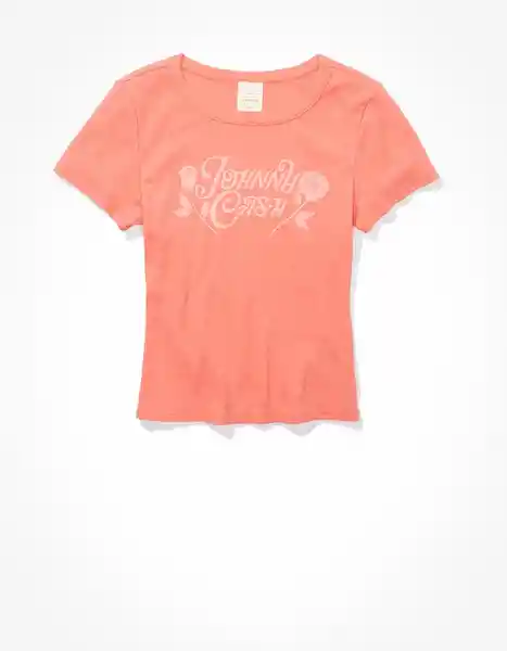 Camiseta Mujer Naranja Talla Small American Eagle 10958281