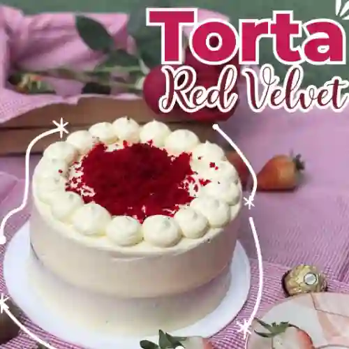 Torta Red Velvet con Queso Crema(15 Porciones)
