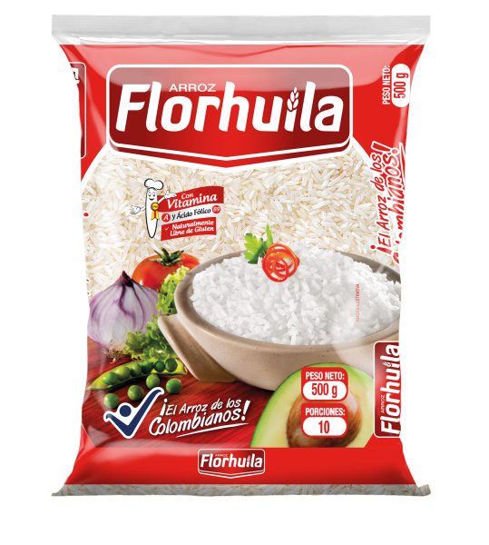 Flor Huila Arroz Blanco 500 g