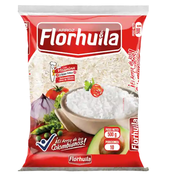 Flor Huila Arroz Blanco