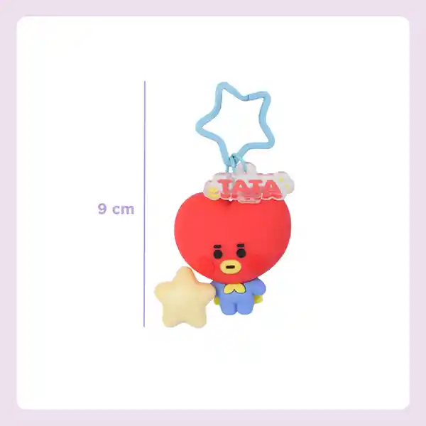 Llavero Luminoso Led  Baby Tata Serie Bt21 Miniso