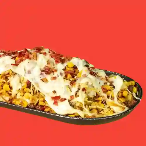 Salchipapaso pollo champiñón personal