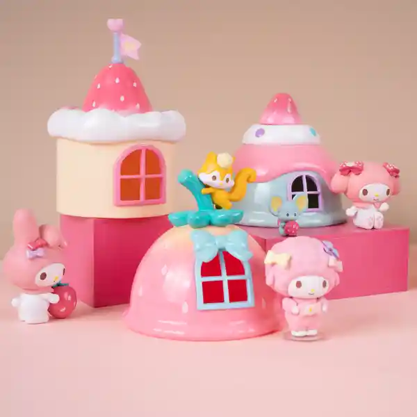 Caja Sorpresa Con Figura my Melody Piano Sanrio Miniso