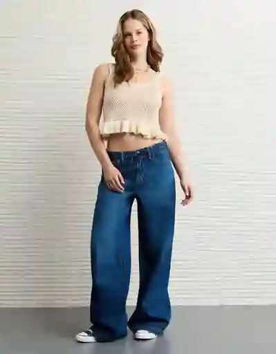 Suéter Tejido Mujer Blanco Talla Small 1511106 American Eagle