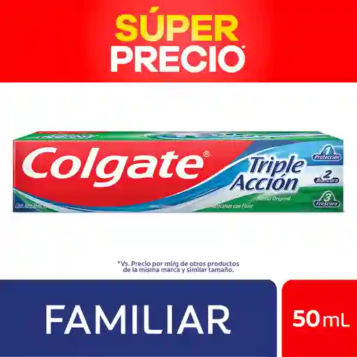 Colgate Crema Dental Triple Acción 50 mL