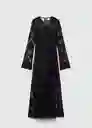 Vestido Simona Negro Talla M Mujer Mango