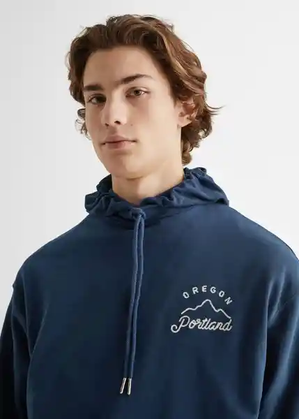 Buzo de Sudadera Oregon Navy Talla 22 Mango Teen Boy Mango