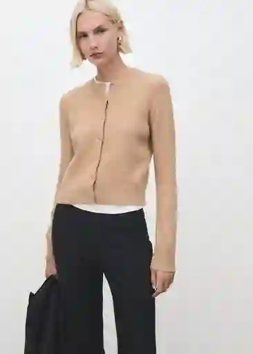 Cárdigan Seedsun Camel Talla S Mujer Mango