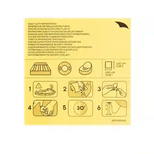 Bestway Parche de Reparación Para Piscina Heavy Duty 42.3 x 0.01