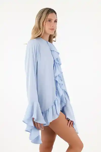 Camisa Aurea Azul Talla 02 M
