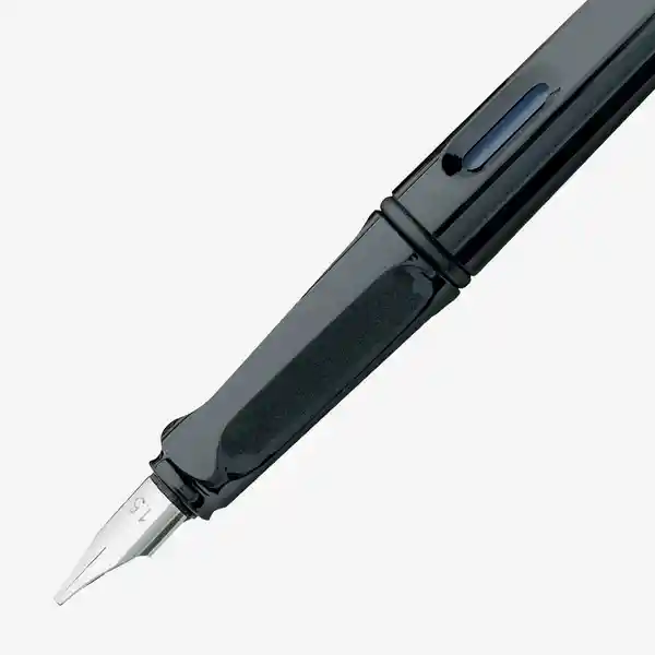 Lamy Estilógrafo Joy Negro Clip Rojo