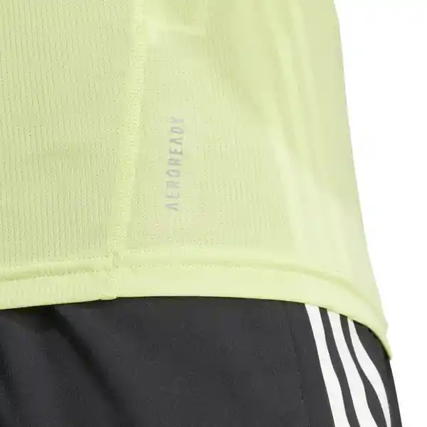 Adidas Camiseta Run It Tee Para Hombre Verde Talla L