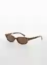 Gafas de Sol Fidela Chocolate Talla 99 Mujer Mango