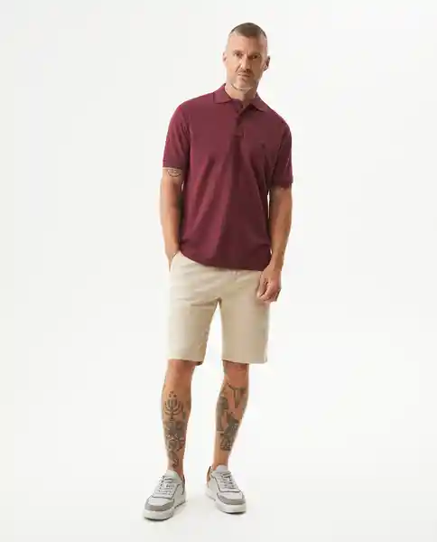 Short Colors Rocket Crudo Almidón Claro Talla 38 Chevignon