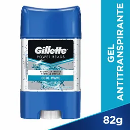 Gillette Power Beads Cool Wave Gel Desodorante 82 g