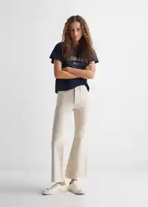Camiseta End Navy Talla 20 Teen Niñas Mango