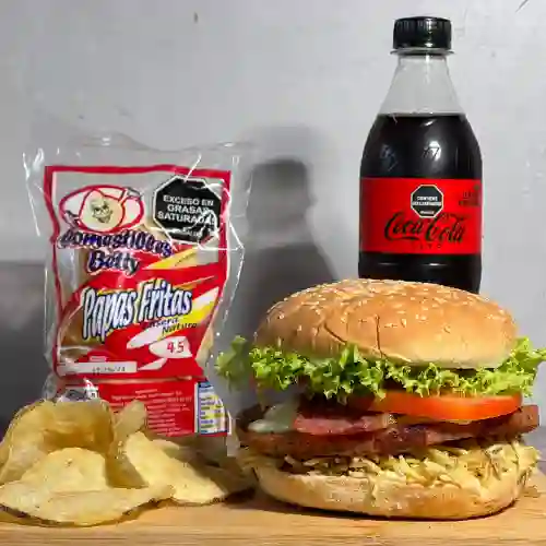 Combo Hamburguesa Sencilla