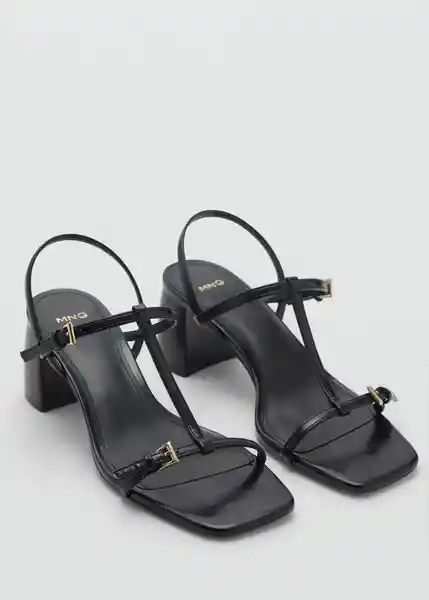 Sandalias Oporta Negro Talla 40 Mujer Mango