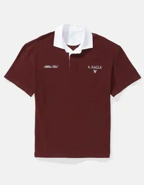Polo Hombre Vinotinto Talla Large 4608902 American Eagle