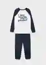 Pijama Pack Gaming Navy Talla 12 Pijamas Mango