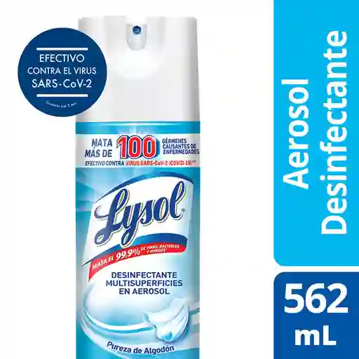 Lysol Desinfectante de Ambientes en Spray 